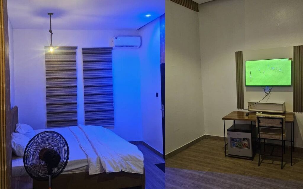 Royam hotel bedroom Ibadan